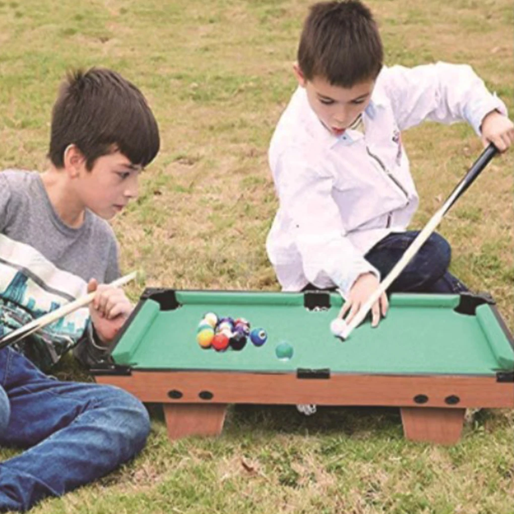 Billiard Cue 3pcs Mini 48Cm Billiard Cue Wooden Short Stick Children&rsquo;S Entertainment Snooker Tools For Children