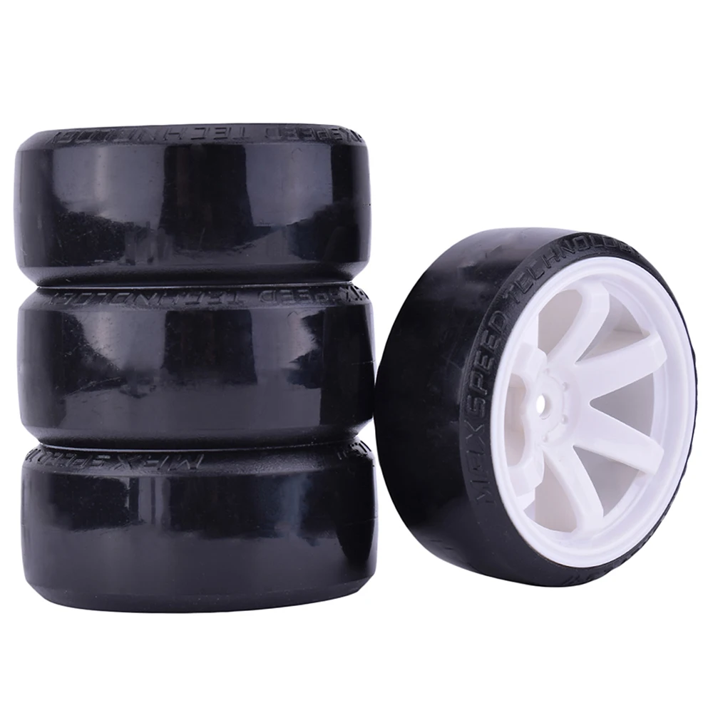 4PCS 1/10 RC Drift Cars Wheel Hub Hard Pattern Tyre for 1:10 HSP Redcat Wltoys WPL Tamiya Traxxas RC Drift Car Accessories Toys Sc6089399298a4808815b9a754df45fa3t