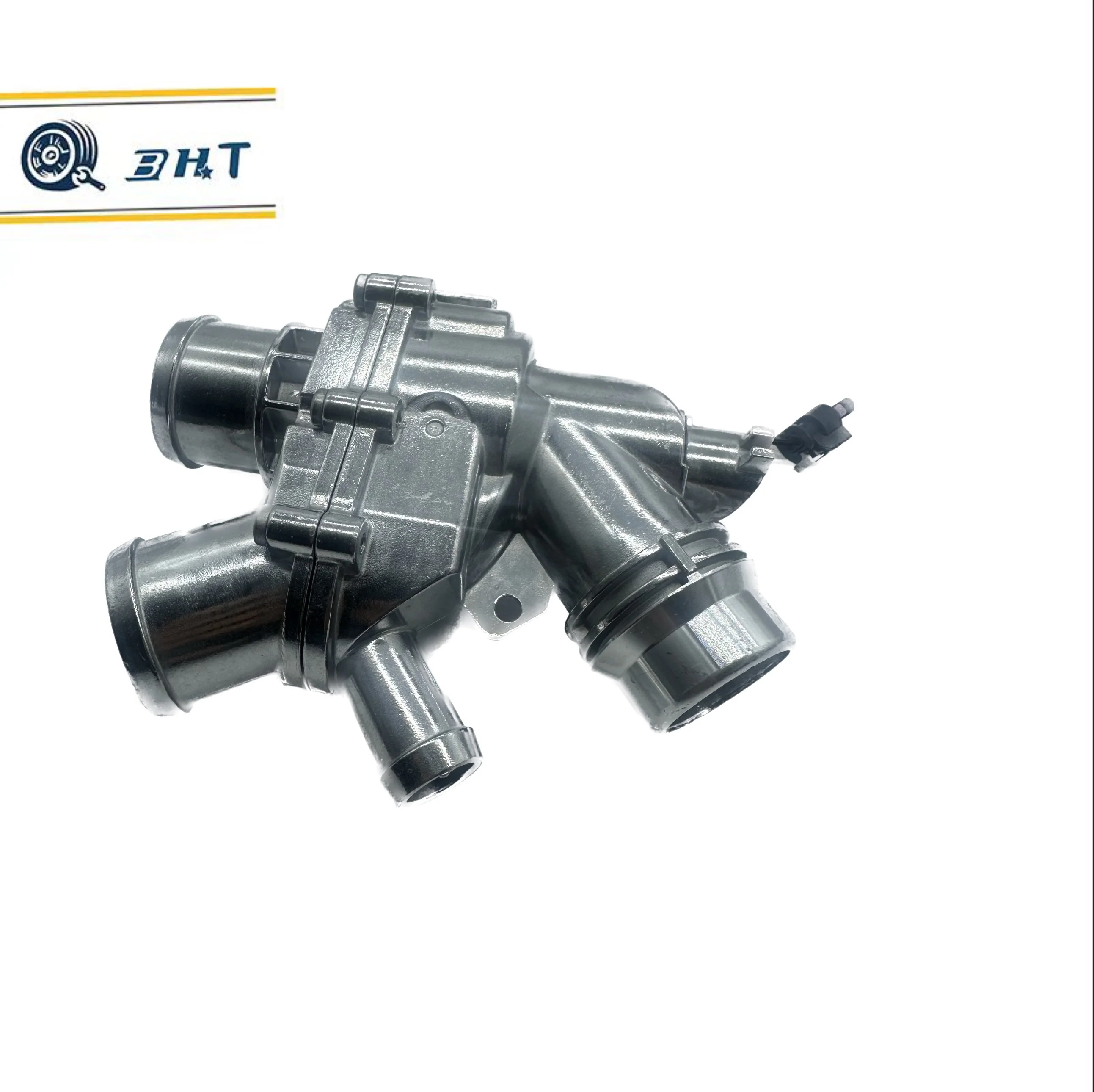 Aluminum Thermostat Housing Assy For Jaguar XF XJ F-Type F-Pace Land Rover LR4 OEMLR117568/AJ814048/LR107288/LR095895/LR069809