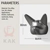 KAK Bulldog Design Wall Hanging Hooks Coat Hook Bag Hat Rack Rackers Zinc Alloy Wall Decorations for Kis Hardware Fittings 6