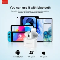 Lenovo Bluetooth Wireless Semi In Ear Headphones Intelligent Noise Reduction Earphones 3D Surround Sound Lightweight Headphone - Image 6