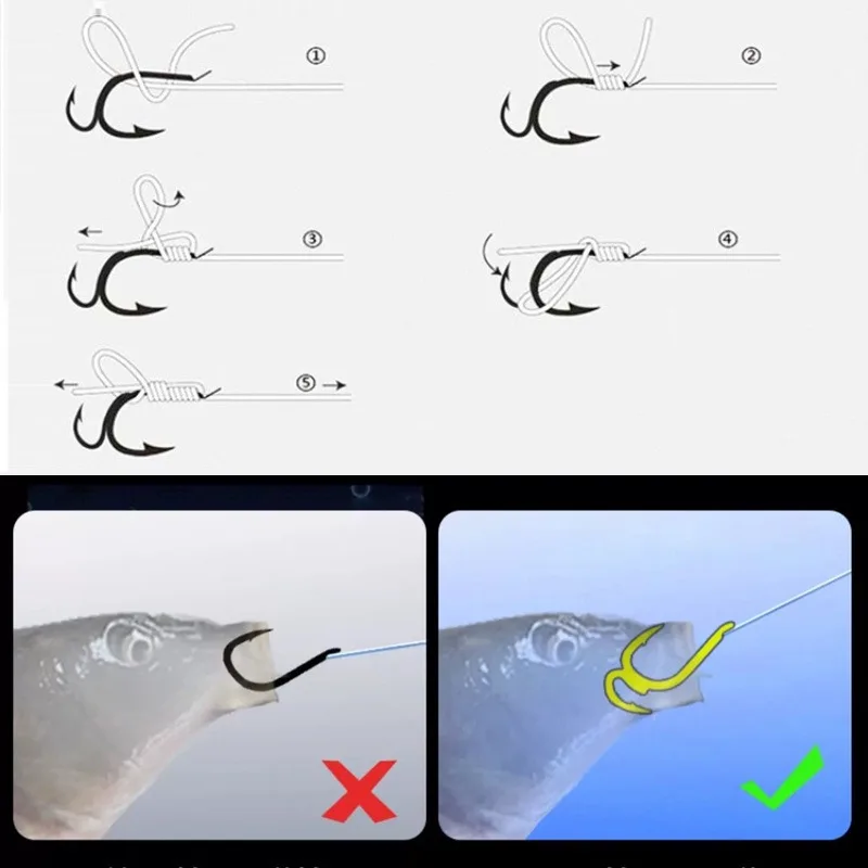 10 Teile/los High-carbon Stahl Angelhaken Set Zwei Festigkeit Spitze Doppel Angelhaken Japan Mit Stacheldraht Fisch Getriebe Kreis haken – Detail 8
