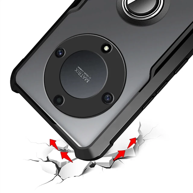 아너 X9a에 대한 프리미엄 보호 및 편리함을 제공하는 투명 아크릴 TPU 소프트 프레임 전화 커버