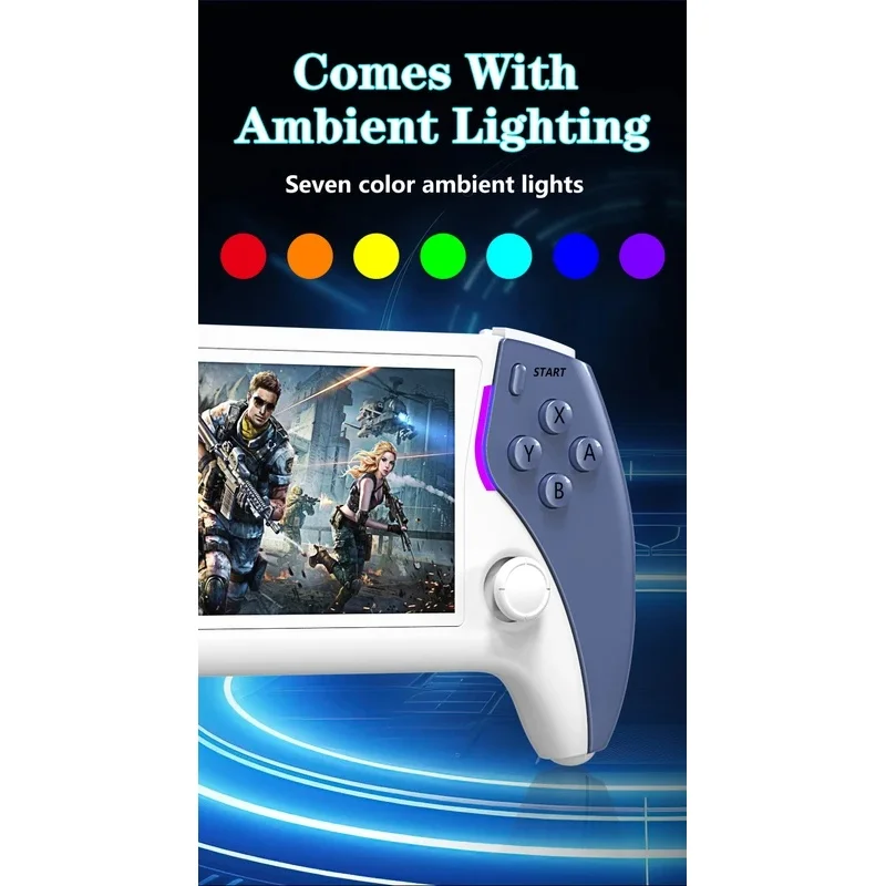 Premium Handheld Gaming Console with HD Display and Dual Joysticks - 500 Preloaded Games