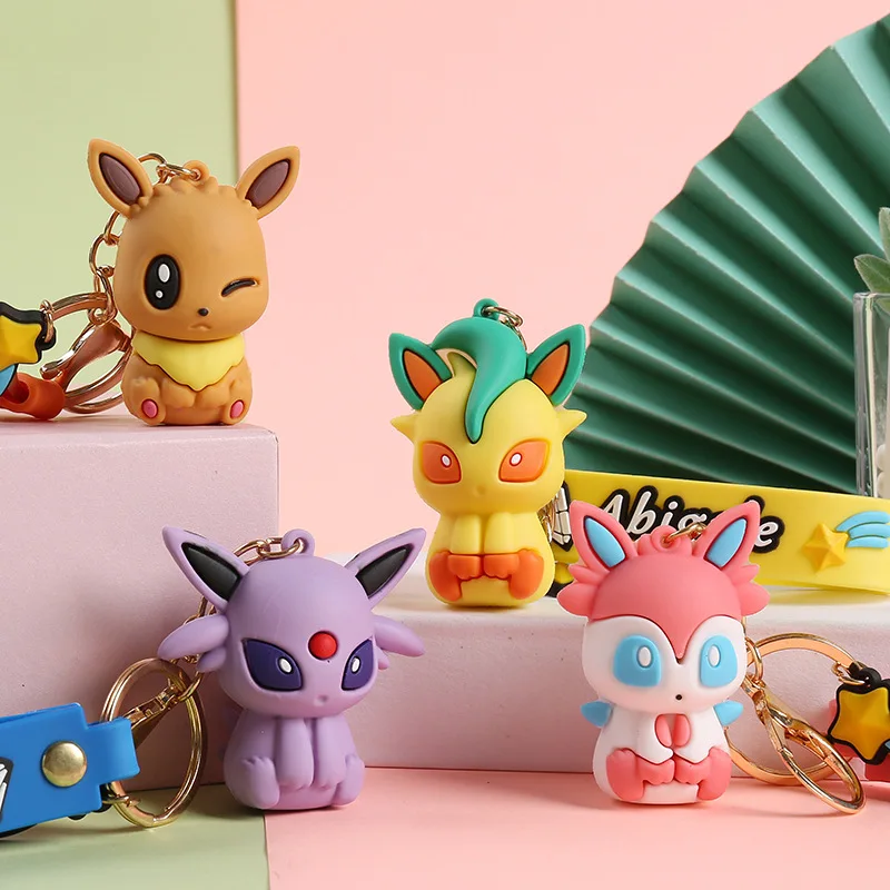 10Pcs/Set New Pokemon Toy Shiny Cute Eevee Evolution Flareon Vaporeon  Umbreon Leafeon Sylveon Pikachu Collectible Doll Kids Gift - AliExpress