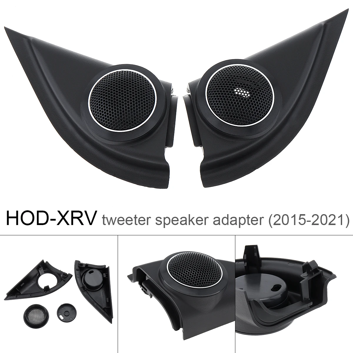 Materia Hifi System Tweeter Horns Cover  Fit for Honda  2015 - 2021 Refitting Installation Front Door Speaker Adapter Kit
