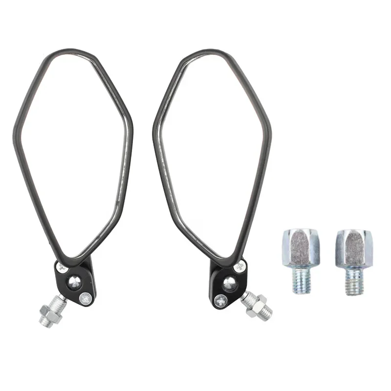 2PCS 8mm/10mm 범용 오토바이 백미러 현기증 방지 모토 액세서리 CNC 백미러 사이드 미러 장착 도구 볼트