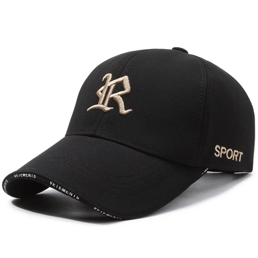 Trendy Embroidery Couple Baseball Cap Outing Anti-Sun Trucker Cap Casual Hip Hop Gorras Golf Cap Dad Hats 5
