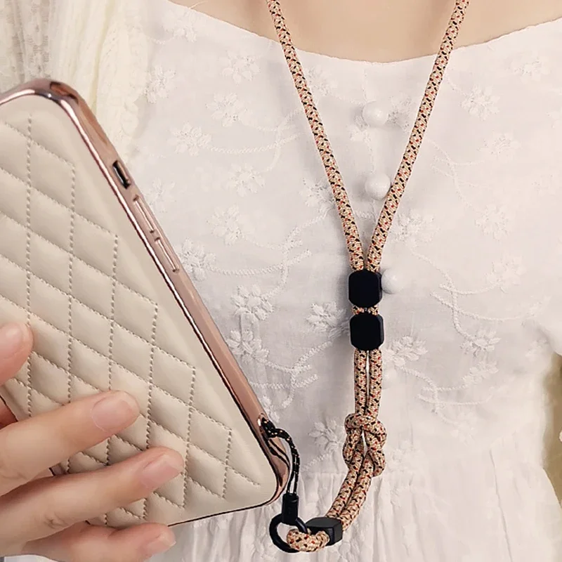Mobile Phone Lanyard Strap - Wrist Hand Cord with Key Chain for iPhone and Smartphones