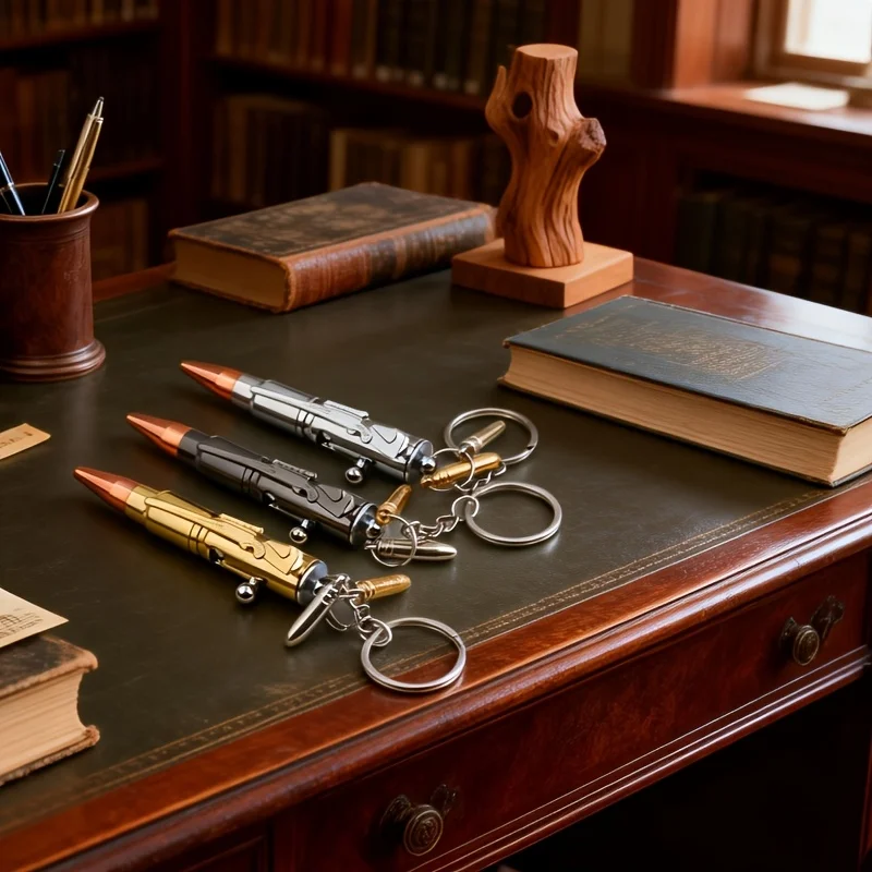 Confezione da 1 penna a sfera compatta ed elegante, utilizzabile per scrivere e come portachiavi, perfetta per insegnanti e studenti, strumento di scrittura professionale, regalo elegante e raffinato, strumento di scrittura per firma in stile vintage. | Penne decorative creative, ideali per il rientro a scuola, Natale e articoli di cancelleria per le festività, con un design elegante, punta fine, scrittura fluida e perfette per firme, un must per gli studenti e una scelta top per gli appassionati di cancelleria. - immagine 4
