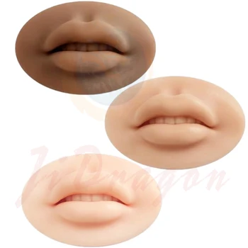 1pcs Lips Microblading 5D Silicone Practice Skin For PMU Begin...