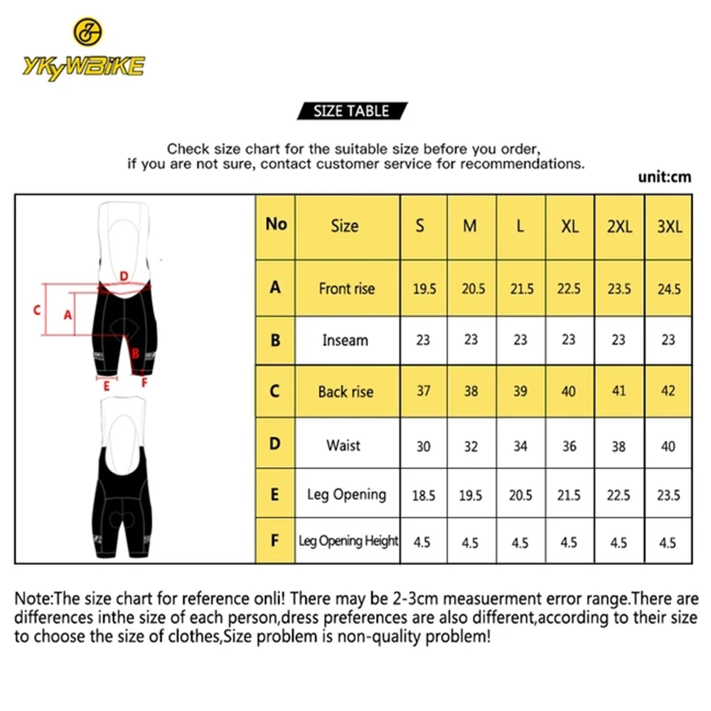 Cycling Bib Shorts Men's 3D Pad Shockproof Bicycle Road Cycling Clothing Breathable 7-8 Hours Ride MTB Short