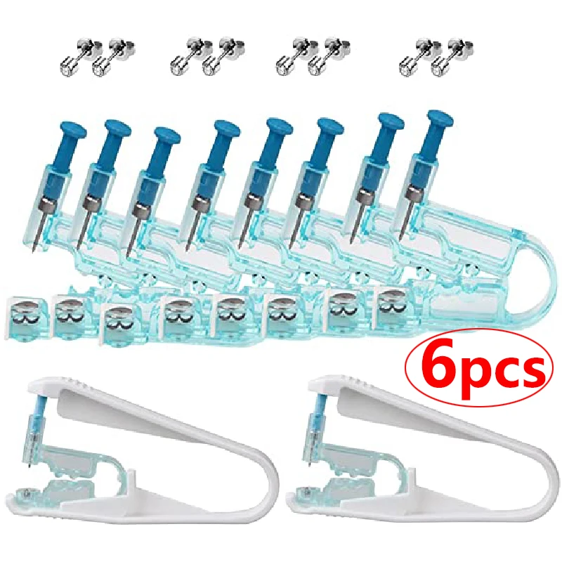 New Disposable Painless Ear Piercing Gun Healthy Guns Sterile Puncture