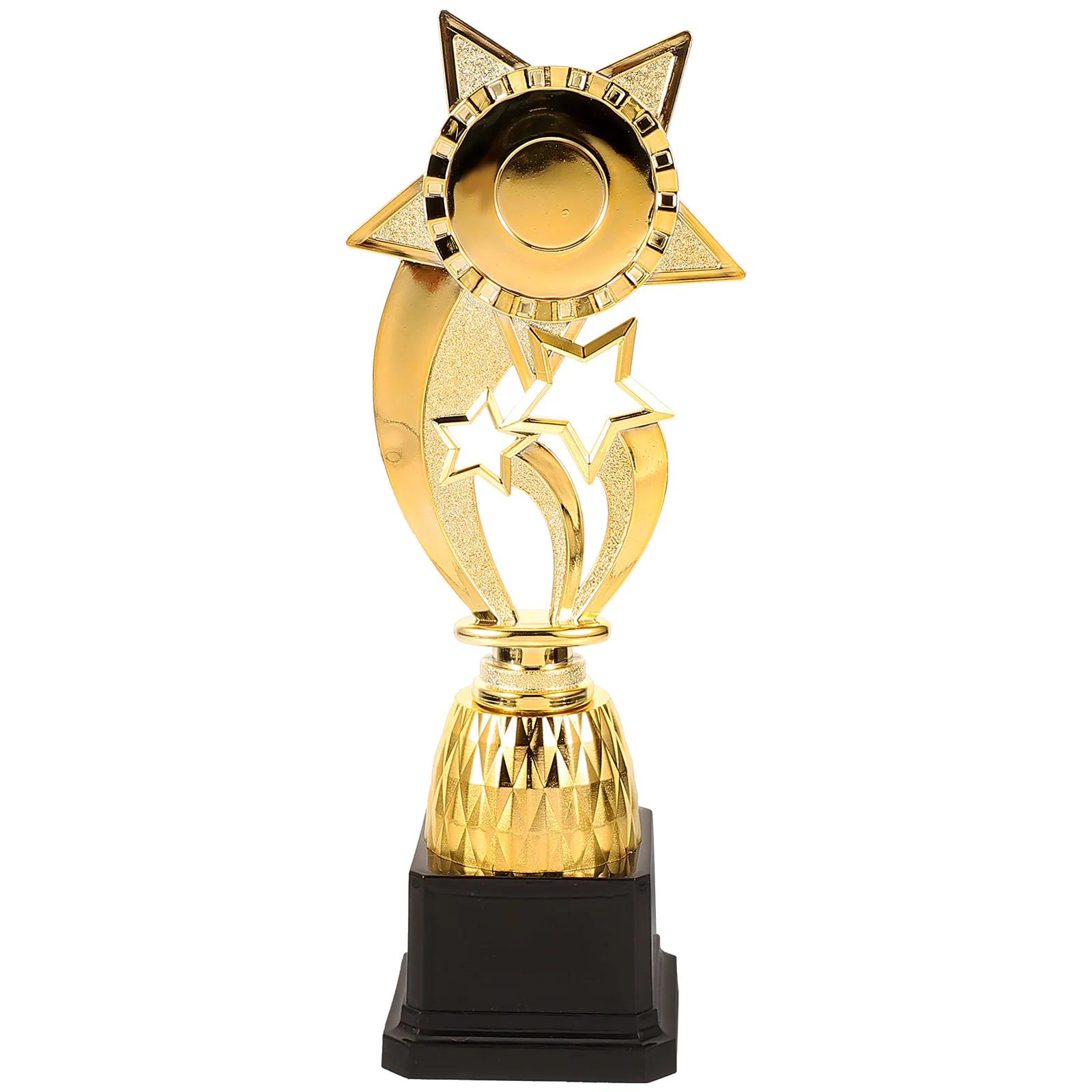 

Plastic Gold Mini Trophy Competition for School Award Party Prize Gift Pentagram Shaped Decor Ceremony Kindergarten Celebration