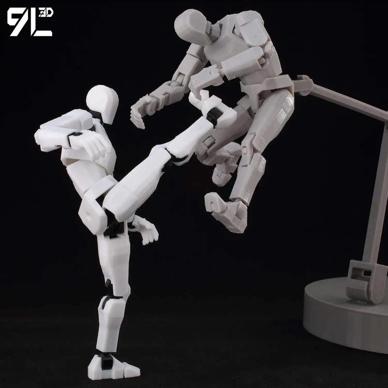 9L3D Multi-Jointed Bewegliche T13 Lucky13 Gedruckt Männlichen Basis Körper Poseable Blank Action Figur Mannequin Dummy13 Action-figuren Spielzeug – Detail 32