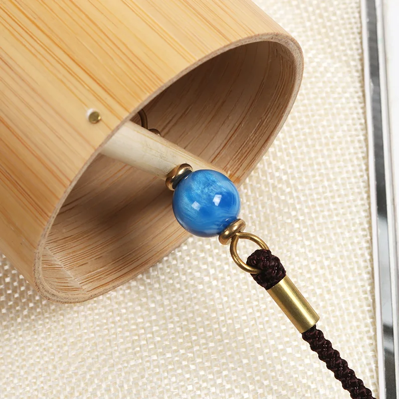 Handcrafted Bamboo Wind Chimes - Sound Healing Musical Wind Bells for Home and Garden Decor