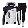 2023 Men Can Am Team Spyder Motorcycles Diagonal Zipper Hoodie Tracksuit Hooded Sweatshirts Tops+Pants Pullover Sportswear Suits 4