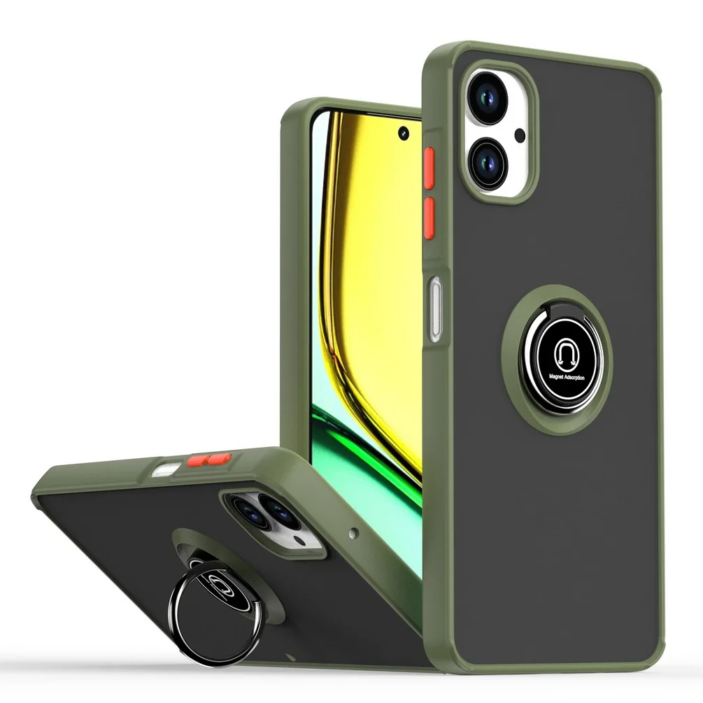 Universal Rotatable Bracket Case with Finger Ring Cover