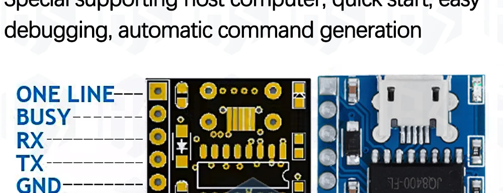1 ~ 10pcs egbo JQ8400-FL usb programmier bare bewegungs aktivierte beschreibbare gruß karte mp3 player sound modul – Detail 24