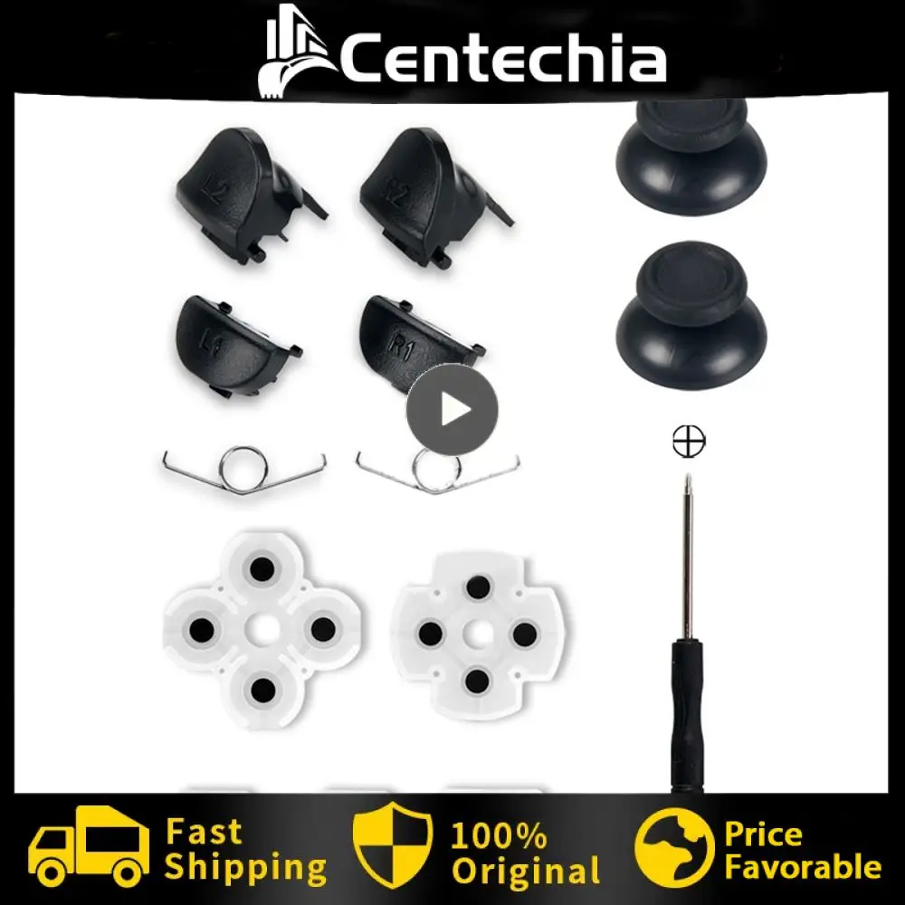 Ivyueenrubber Tappetini Per Pulsanti Adesivi Conduttivi Per Controller Dualshock 5 4 Ps5 Gamepad