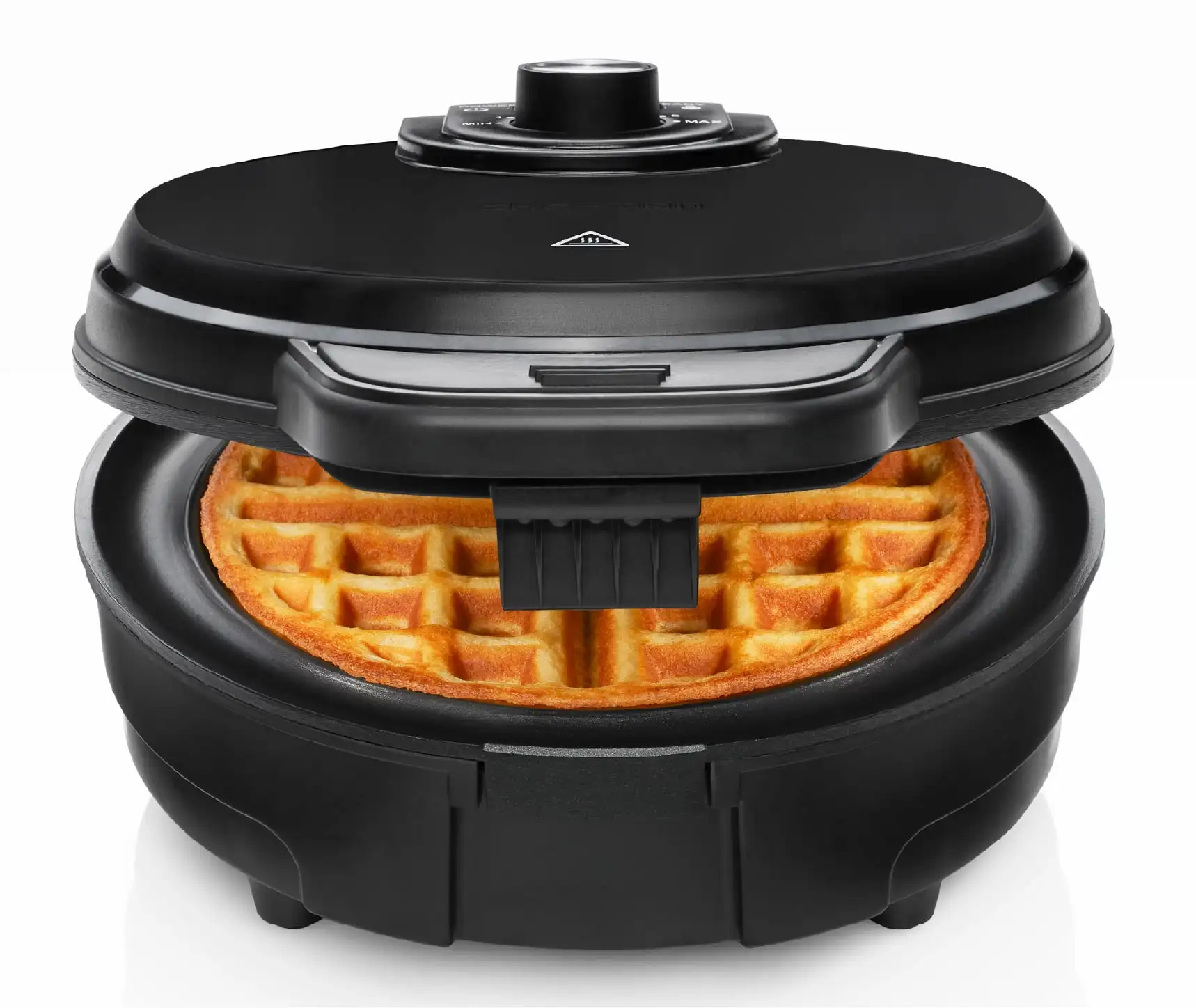 

Chefman Anti-Overflow Belgian Waffle Maker, Shade Selector, Non-Stick, Black