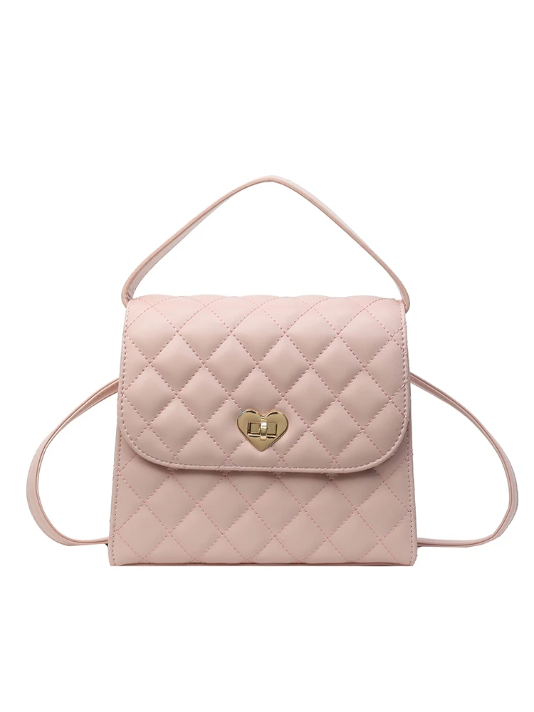 Preppy Style Sweet Elegant Women's Backpack Autumn and Winter Fashion All-Match Handbag Backpacks Korean Casual Messenger Bags
