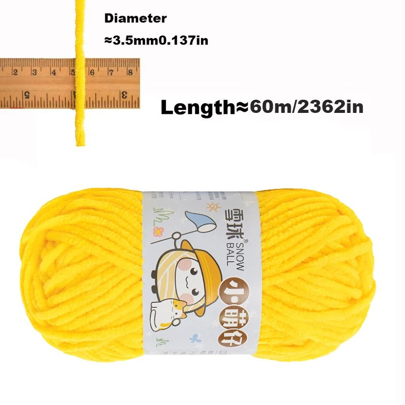 1pc 50g Handmade DIY Knitting Yarn Line Scarf Hat Soft Thickness Crochet Yarn for Knitting 4