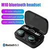 M10 Bluetooth Earphones Handfree LED Dispay Headphones Bluetooth HiFi Stereo Music Wireless Earbuds Waterproof Gaming Headset 6