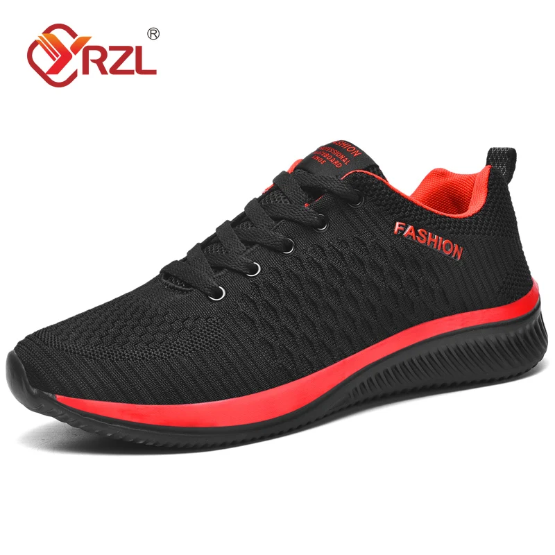 Men Sneakers Breathable Non Slip Casual Outdoor Lace Up Walking