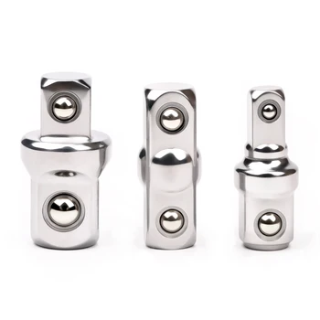 Double Square head Socket adapter Converter Reducer Set 1/4 3/8 1/2 Impact Drive Ratchet Wrench Socket Adaptor Repair Hand Tool 1