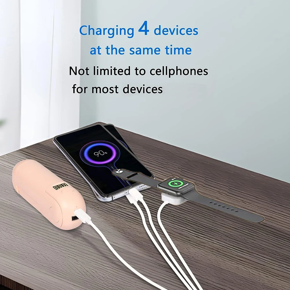 Universal 6-in-1 Multi-Device Charging Cable for Watches, Phones, and Earbuds
