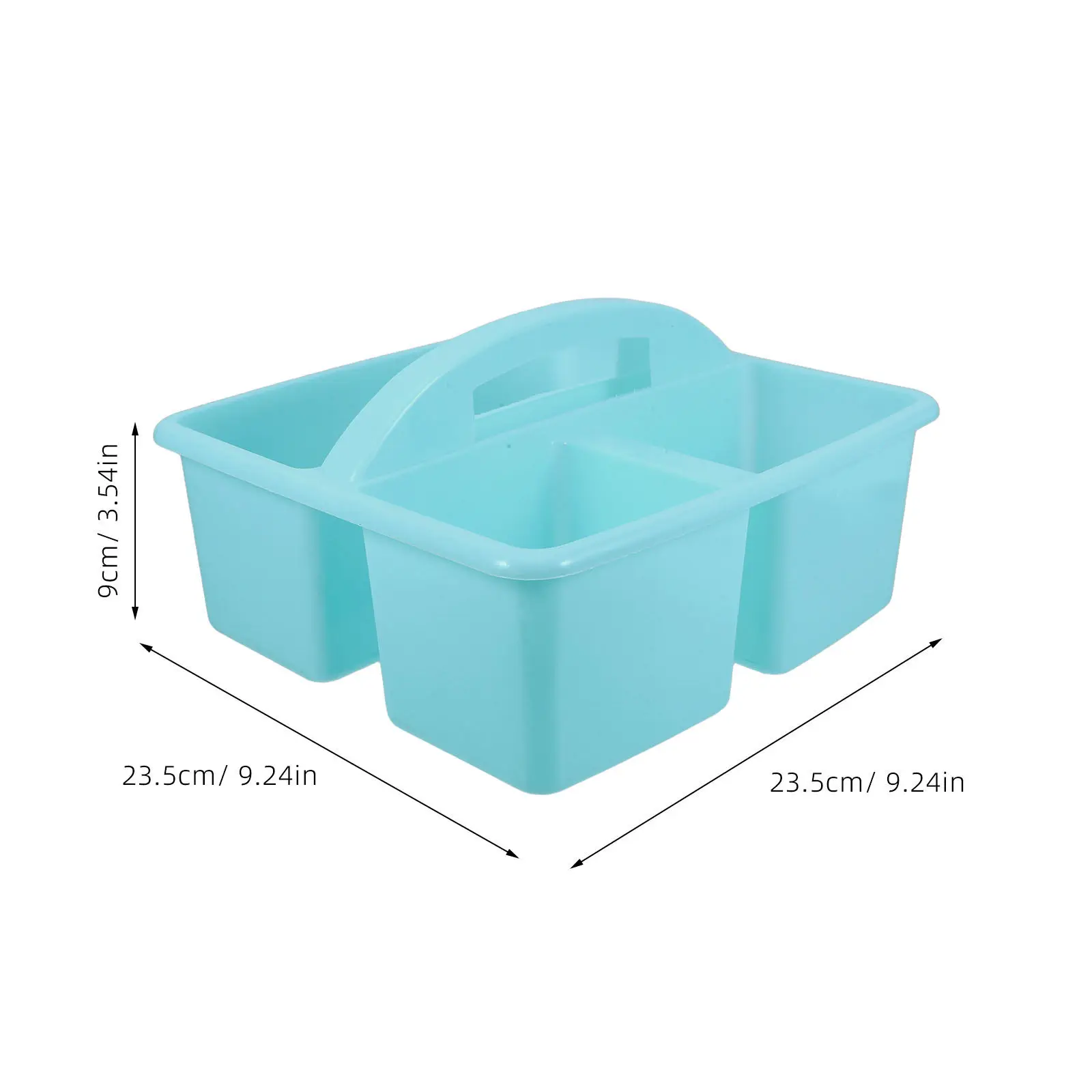 휴대용 수납 바구니 교실 미술 용품 펜슬 펜 문구류 어린이용 수납함 학교용 휴대용 정리함