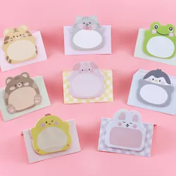 8 - Pack Cute Cartoon Animal Shaped Sticky Notes - Creative and Colorful Office Supplies (8pcs animal)