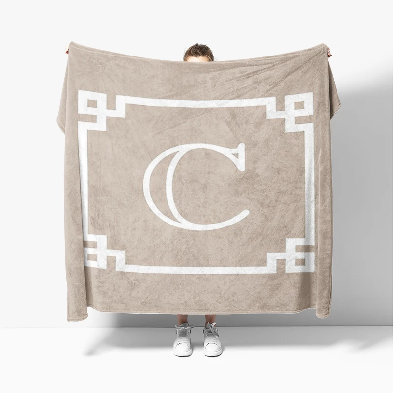 Home decoration Letter wreath plush Sofa blanket anime Bedspread on the bed anime fluffy soft blankets thick blanket for winter