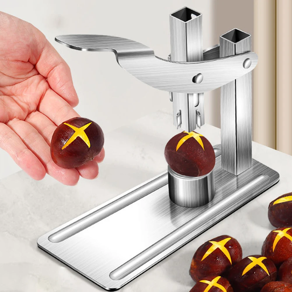Description Picture 4 of itemChestnut Cutter and Walnut Cracker Pliers for Effortless Nut Opening and Peeling Stainless Steel Nut Opener Tool