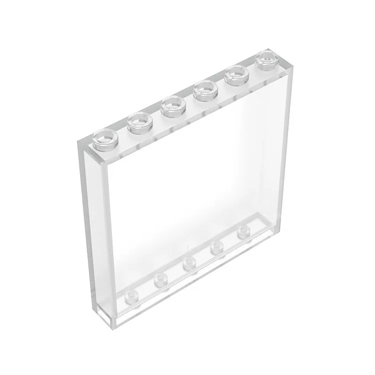 Building Blocks MOC Bricks 20PCS Window Glass Houses Wall Element 59349 Compatible Assembles Accessories