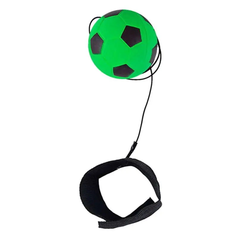1pc Return Hand Ball Wrist Balls Sponge Rubber Rebound Ball Kids Toy Sports Bouncy Balls For Finger Exercise Stiffness Relief