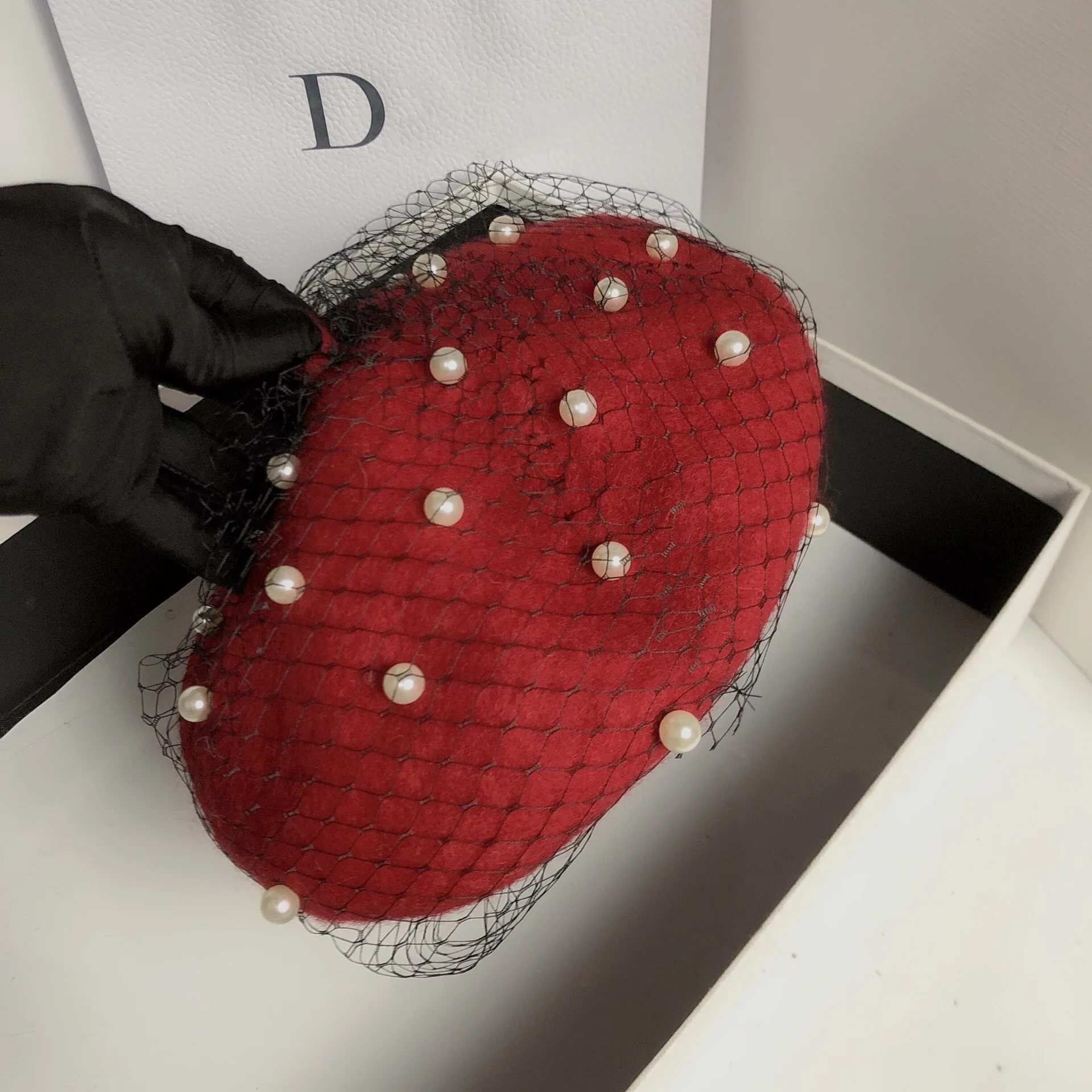 Bérets en maille et laine perlée, à la mode et polyvalents, petit parfum, chapeau de citrouille, chapeau étoile, nouvelle collection automne et hiver
_voghion.com