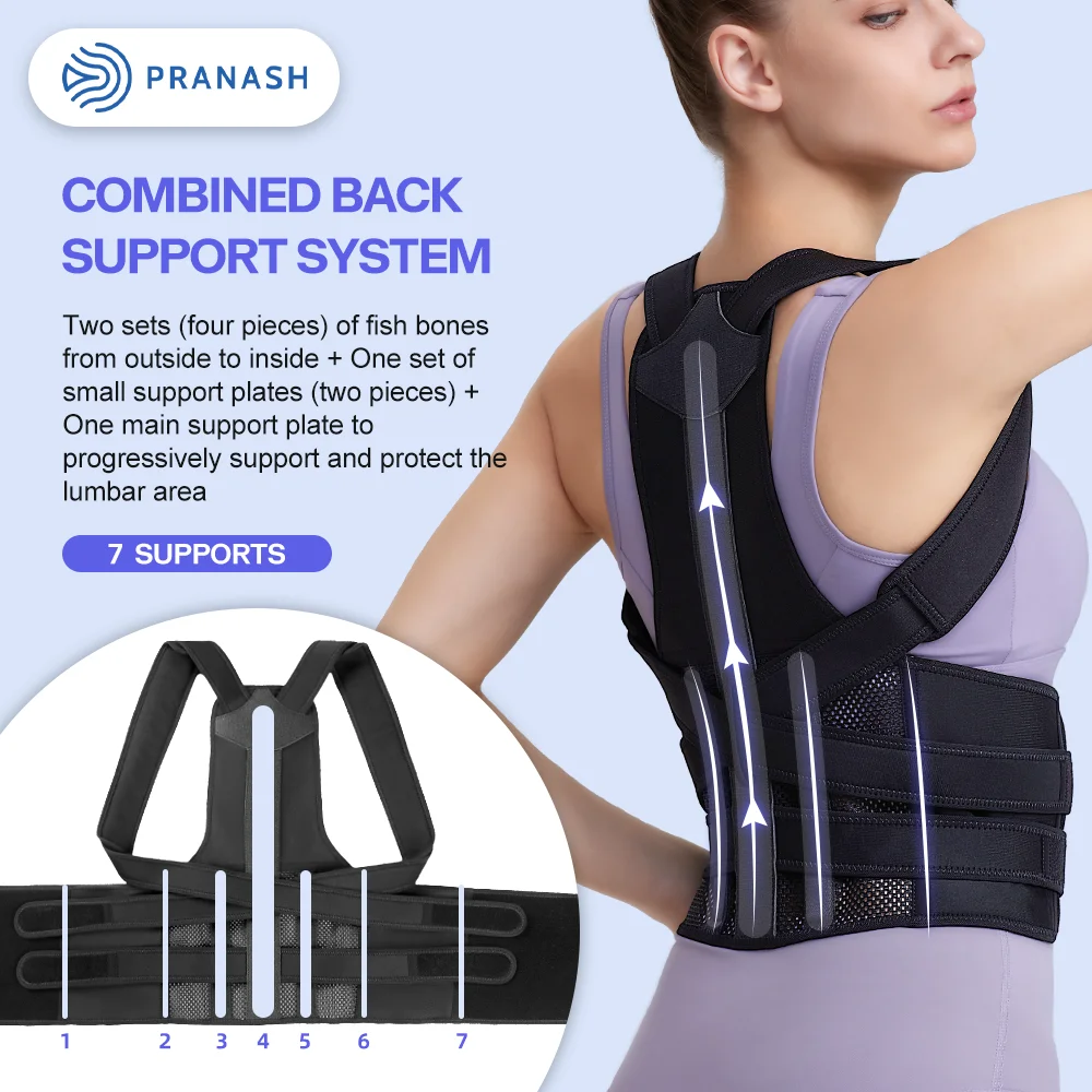Back Waist Support Corset, Back Support Belt, Vest,