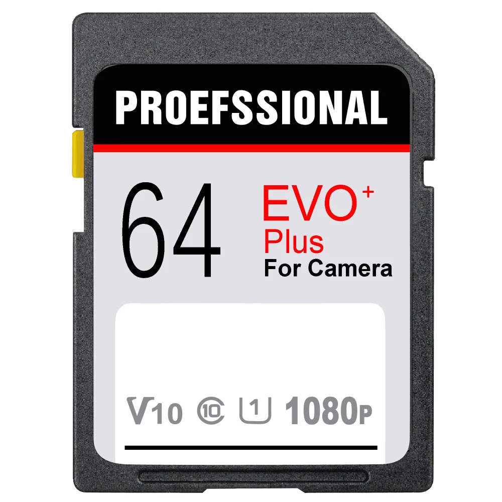 Original Camera SD 16G 32GB U1 64GB 128GB U3 SD Card Class10 V10 Memory Card For 1080p 3D 4K Video Cameras