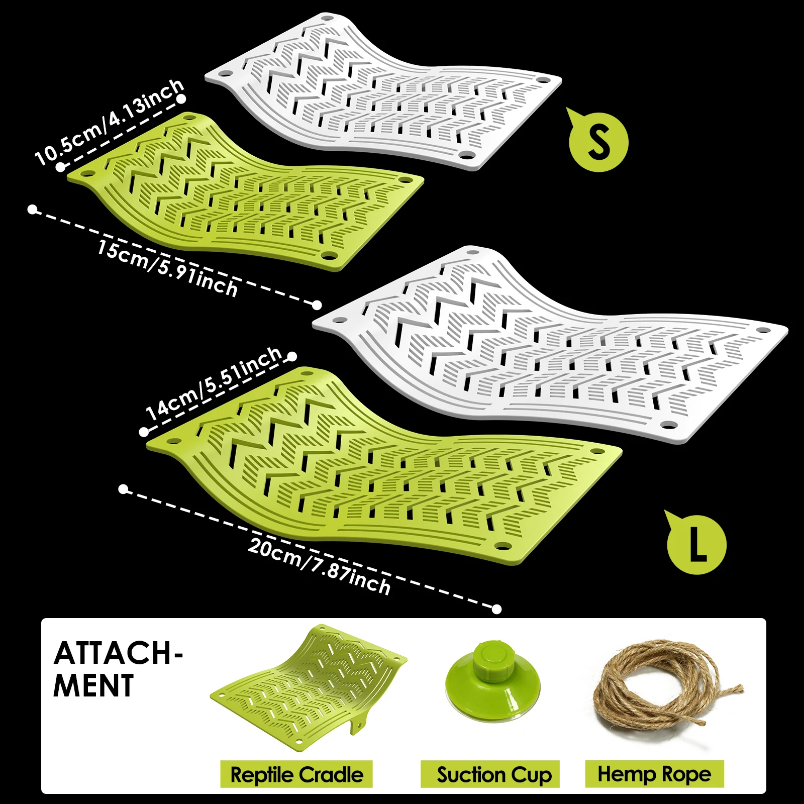 Reptile Hammock Swing Perch 2