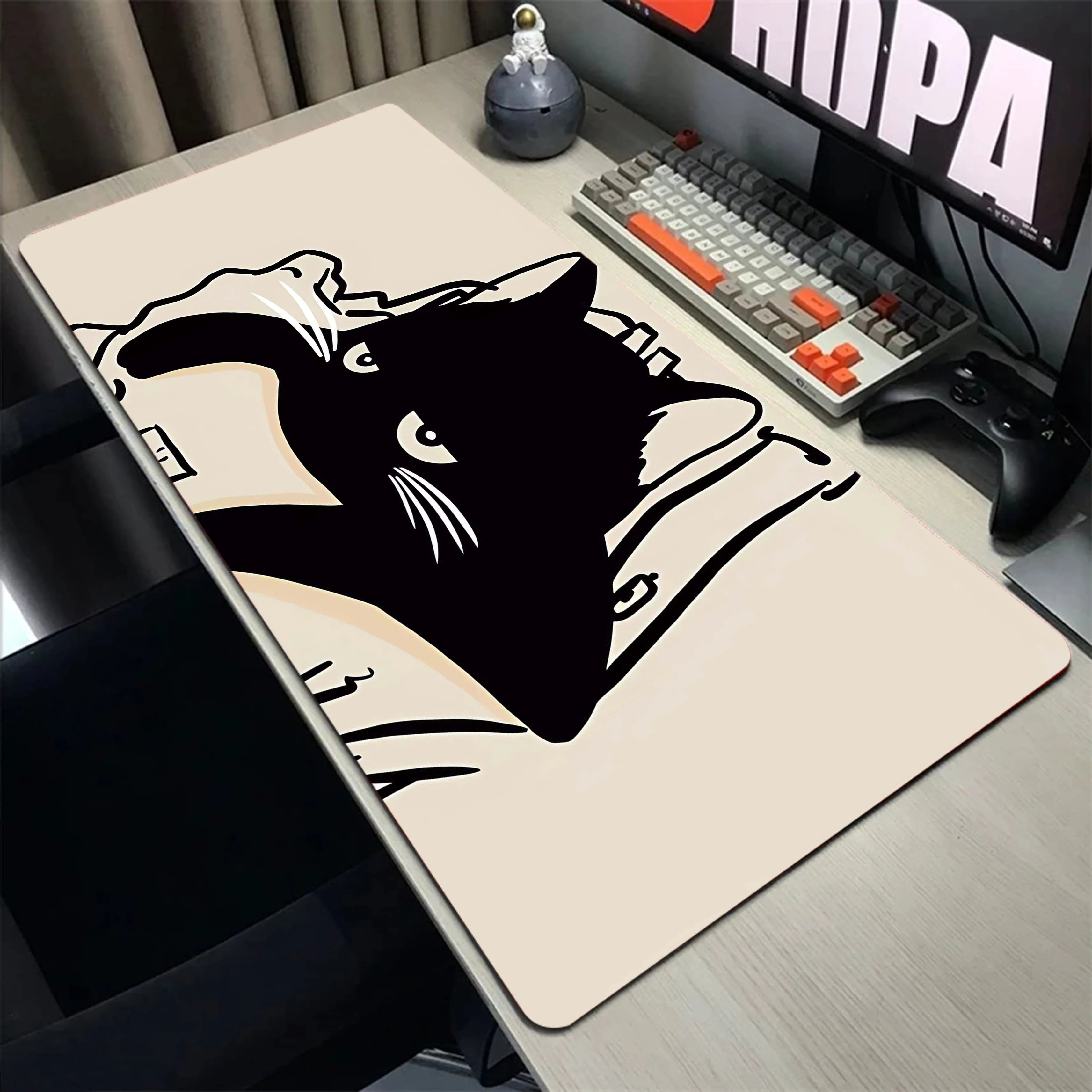 

Cute Cat Zoon Kawaii Anime Extended Mouse Pad Office Mousepad Gaming Speed Keyboard Pads Table Carpet Computer Gamer Desk Mat