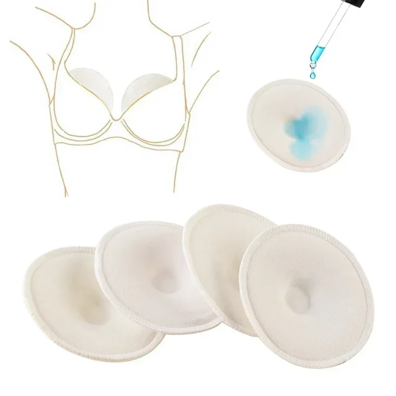 2/4Pcs Breast Pads Anti-overflow Maternity Nursing Pad Baby Feeding Breastfeeding Washable Breathable Absorbency Mom Necessary 2