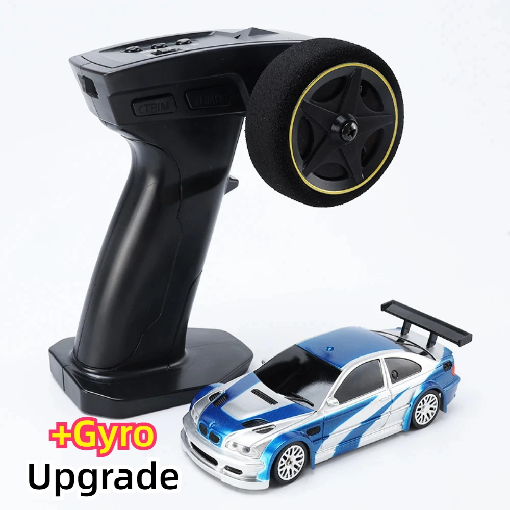 RC Drift Car Upgraded Gyro 1/43 RC Mini Racing Car 4WD High Speed 2.4g Radio Control Drift Car Boy Remote Control Toy Gift 5
