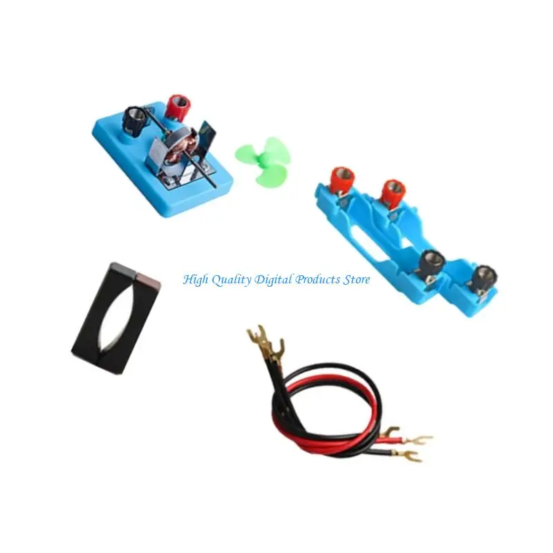 명확한 시각적 디자인과 ABS 구조를 갖춘 물리학 실험 시연용 U2JE 소형 전기 모터 모델