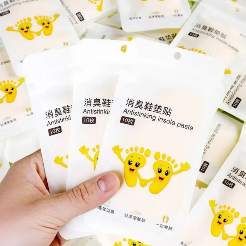 Fresh Aroma Shoe Deodorant Stickers - Odor Eliminating Insole Patches