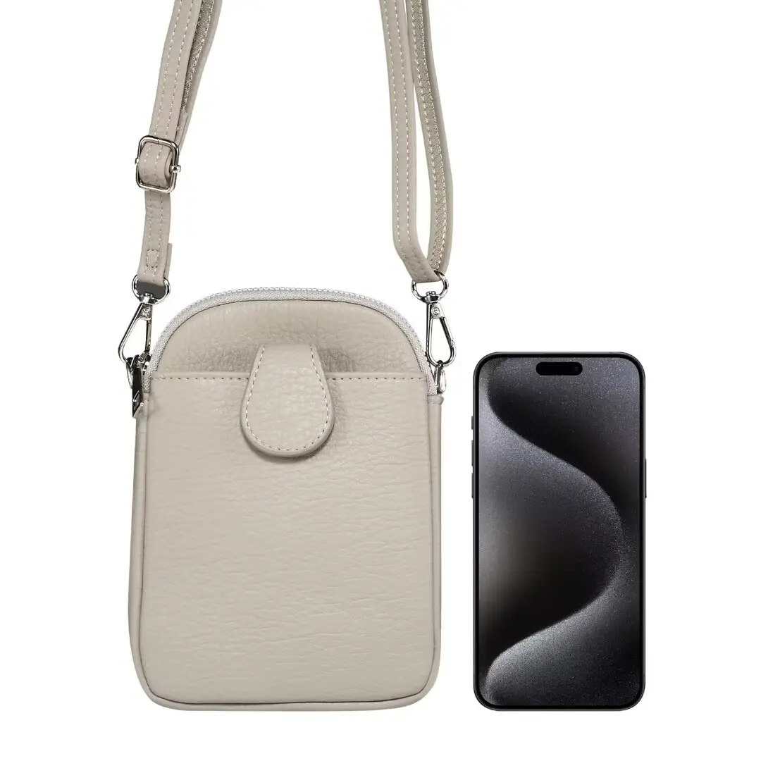Stylish Mobile Phone Pouch Wallet Bag with Shoulder Strap