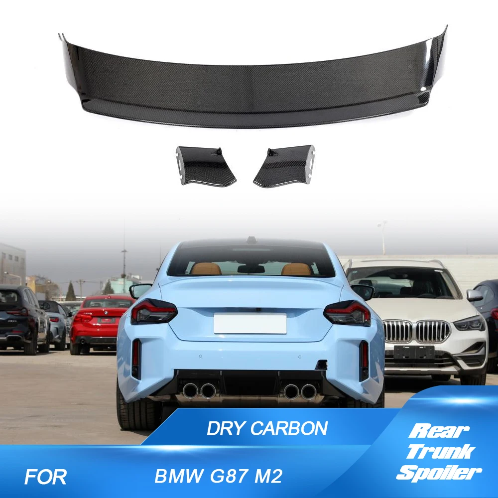 

Автомобильный задний спойлер из углеродного волокна для BMW 2 серии G87 M2 Coupe 2020-2022 Автомобильный задний спойлер для багажника спортивный спойлер крыло