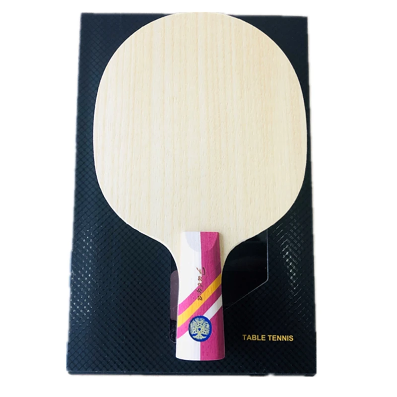 Stuor New Arrive YELLOW Carbon Inner Table Tennis Blade Table Tennis Racket Ping Pong Paddles Carbon Fiber Built-in CS FL Handle