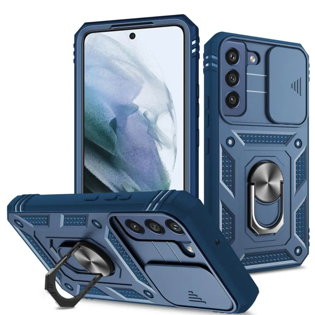 samsung silicone case Chống Trơn Trượt Bảo Vệ Mạnh Mẽ Ốp Lưng Dành Cho Samsung Galaxy Samsung Galaxy S22 Cực S21 FE S22 Plus S 22 5G A52S a52 A12 2 Lớp Bao Bọc Điện Thoại Fundas kawaii samsung cases